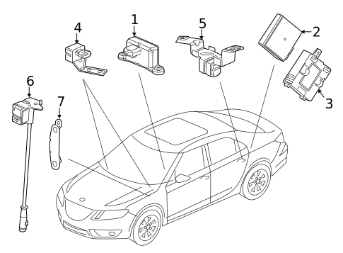 Stability Control for 2010 Saab 9-5 #0