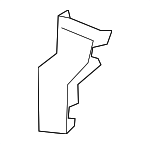 LR121013 - Body: Outer Wheelhouse Lower Extension for Land Rover: Range Rover Evoque Image