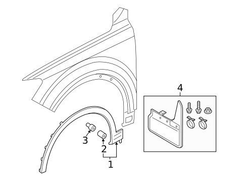 Exterior Trim - Fender for 2022 Audi SQ7 #0