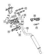 6104987AA - : Nut for Mopar Image