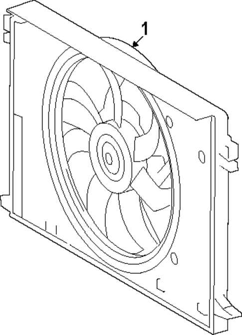 Cooling Fan for 2025 Toyota Grand Highlander #0