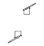 GJ6E3224X - Steering: Inner Tie Rod for Mazda: 6 Image