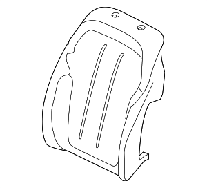 52107443455 - Body: Seat Back Pad for BMW: X5, X6, X7 Image