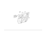 2139069901 - Driver Door: Gear Motor for Mercedes-Benz Image