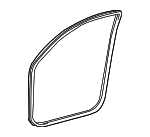 6231260141 - Body: Surround Weather-strip for Lexus: LX570 Image