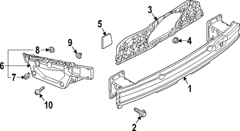 Bumper & Components - Rear for 2024 Audi A8 Quattro #2