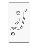 50911TE1A50 - Engine: Vacuum Hose for Honda: Accord Image