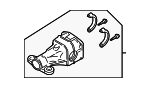 384210C000 - Driveline &amp; Axles: Differential Carrier for Infiniti Image