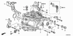 21104PPP000 - Transmission - Manual: PLATE M, OIL GUIDE for Honda Image