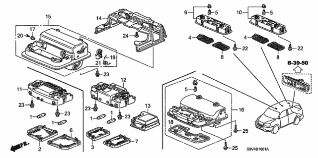 Interior Light ('06-) for 2007 Honda Pilot #0