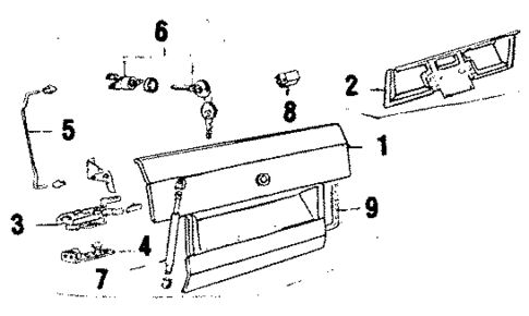 Liftgate for 1986 Volkswagen Cabriolet #0