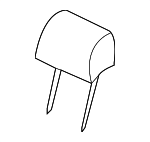 52107250798 - : Headrest for BMW: 535i GT, 535i GT xDrive, 550i GT, 550i GT xDrive Image