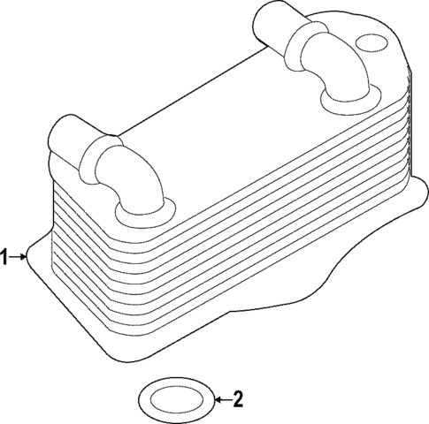 Trans Oil Cooler for 2023 Volkswagen Golf R #0