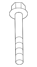 7119906489 - Suspension: Rear Lateral Arm Inner Bolt for BMW Image