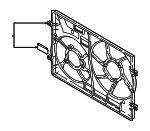 3Q0121205B - Cooling System: Fan Shroud for Volkswagen: Arteon, Taos, Tiguan Image