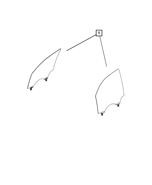 Glass and Interior Rearview Mirror for 2021 Ram 1500 #4