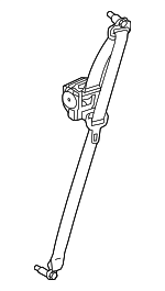 898451JA2C - : 2011-2017 Nissan Quest - Lap &amp; Shoulder Belt for Nissan: Quest Image