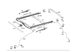 2047801629 - Sliding Sunroof: Sliding Sunroof Frame for Mercedes-Benz Image