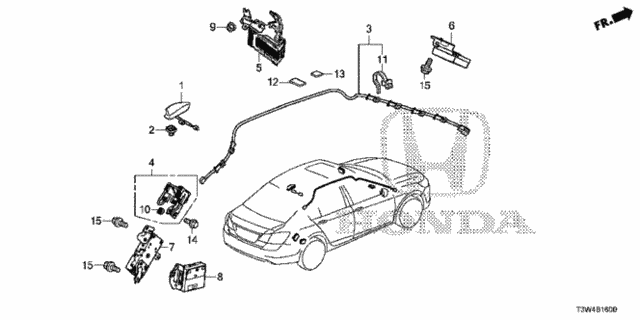 Radio Antenna for 2014 Honda Accord #0