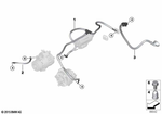 12421439559 - Engine Electrical System: Battery Cable (Plus Pole) for BMW Image