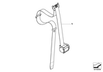 72117918752 - : Upper Belt, Front Right for BMW Image