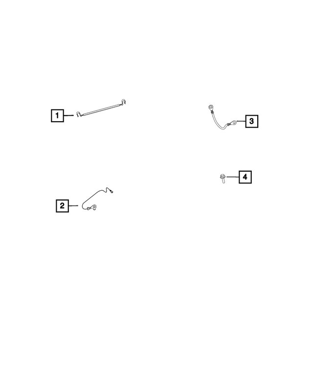 5032359AC - Electrical: Ground Strap for Mopar Image