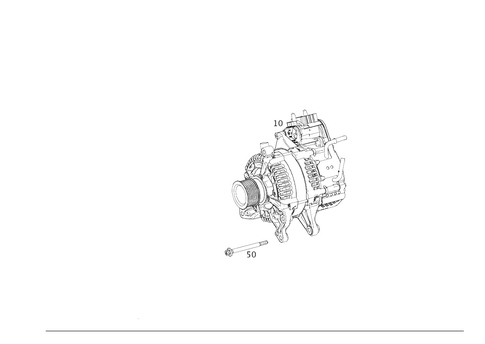 Starter-Alternator for 2021 Mercedes-Benz GLC300 #0