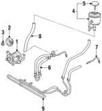 4434860170 - : Hose for Lexus: LX450 Image