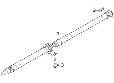 Drive Shaft for 2023 Subaru Crosstrek #1