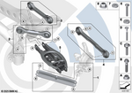 33326772899 - Rear Axle: Roll-Over Strut with Rubber Mount for BMW Image