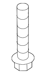 N10714101 - Suspension: Support Brace Rear Bolt for Porsche Image