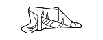 992407811F - Suspension: Air Deflector for Porsche Image