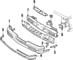 22537784 - Body: Bumper Cover for GM Image