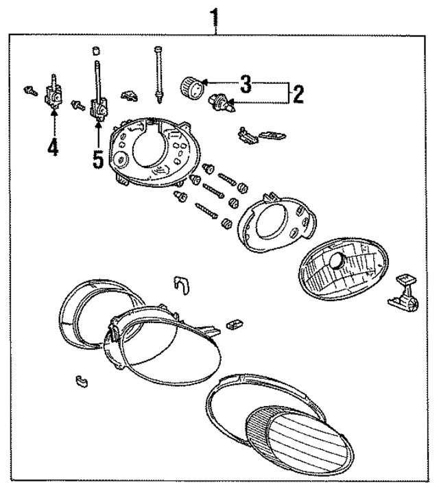 XF1Z13008CA - : Composite Headlamp for Ford Image