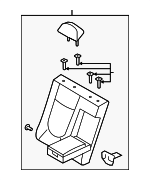 894012F701193 - Body: Seat Back Assembly for Kia Image
