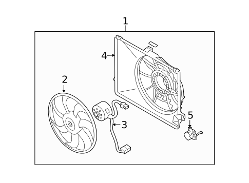 Cooling Fan for 2009 Kia Rondo #0