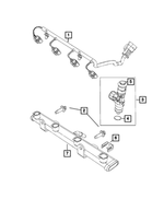 68171963AA - Fuel: Injector Wiring for Mopar Image