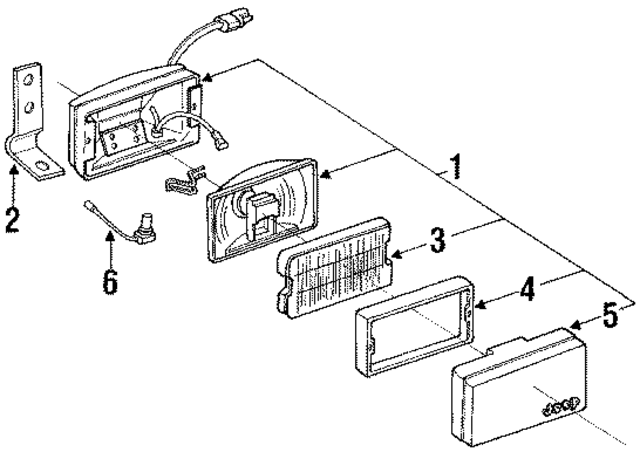 55054604 - Electrical: Fog Lamp Assembly for Mopar Image