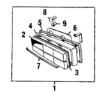 1215697 - : Molding - Driver's Side (LH) for Volvo: 244 Image