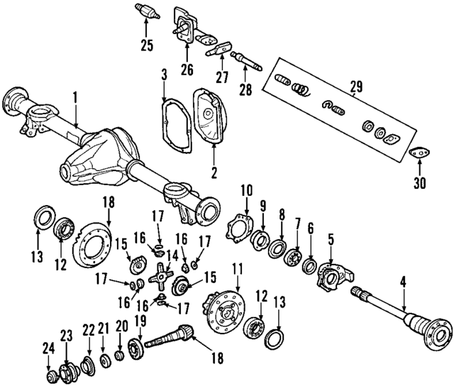9029970246 - Universals &amp; Rear Axle: Axle Seals for Mercedes-Benz Image