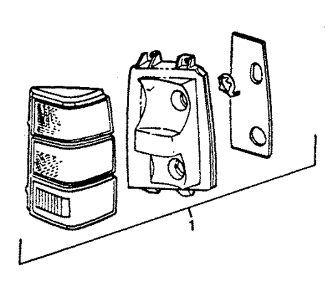 Tail Lamps for 1986 Dodge Aries #0