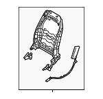 88410P1720 - Body: Seat Back Frame for Kia Image