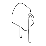 88700P1000FG5 - Body: Headrest for Kia Image