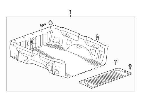 Exterior Trim - Pick UP Box for 2016 GMC Sierra 2500 HD #8