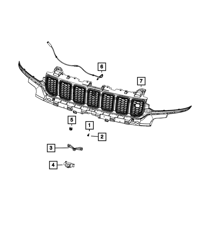 68615730AB - Electrical: Camera Bracket for Mopar Image