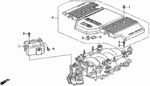 17115P8AA00 - Engine: RUBBER, IN. MANIFOLD COVER MOUNTING for Acura Image image