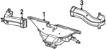 F8VZ18D453AA - Body: Duct Assembly for Lincoln: Town Car Image