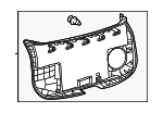 6775046010C0 - : Lift Gate Trim for Lexus Image