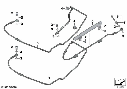 Brake Lines for 2015 BMW-Motorrad R nineT #1