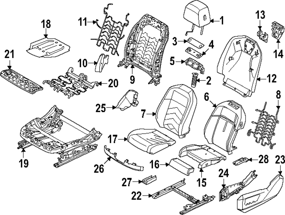 Headrest Guide - BMW (52-10-5-A17-8F3)